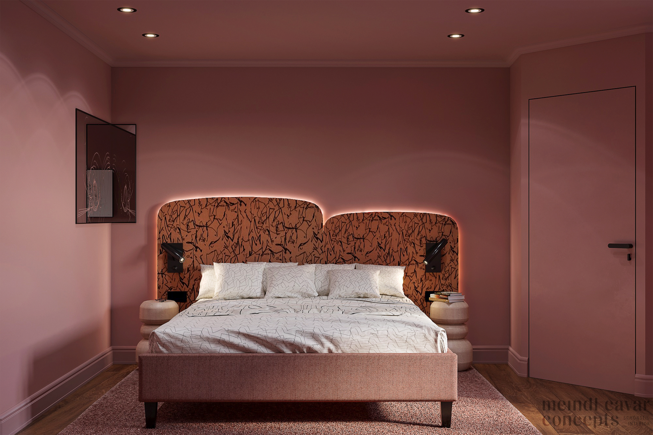 Hotel Der Wilhelmshof - Pinke Schlafzimmer